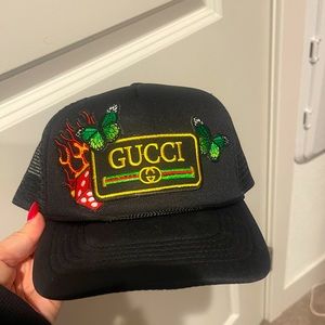Custom made trucker hat never worn